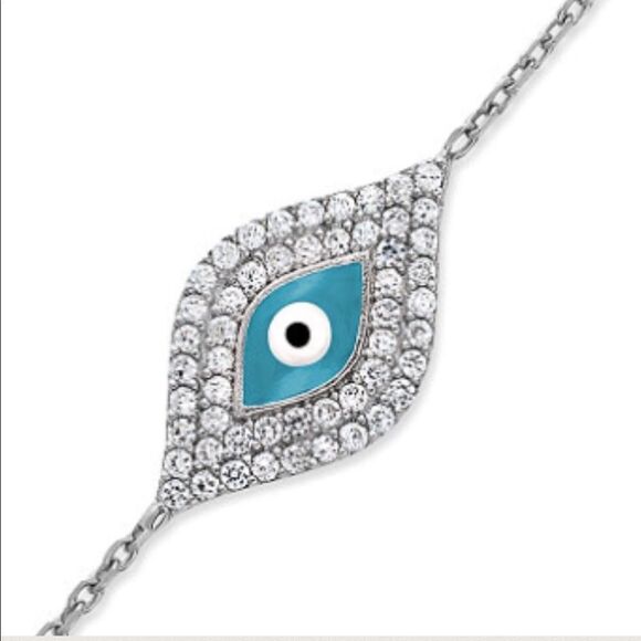 Crystal Evil Eye Bracelet. - Picture 1 of 7